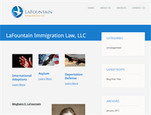 Tablet Screenshot of lafountainlaw.com